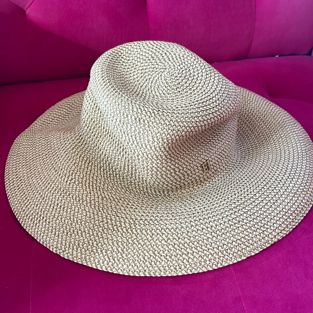 Eric Javits Tan Woven Sun Hat